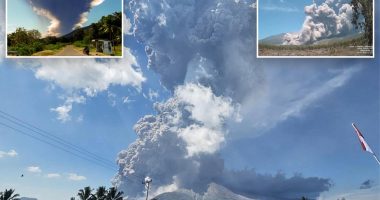 Indonesiaâs Mount Lewotobi Laki Laki volcano erupts, sending ash 11 miles high